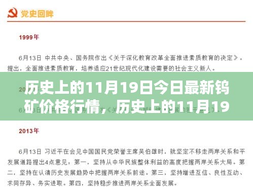 歷史上的11月19日鎢礦價格行情詳解，獲取與分析指南