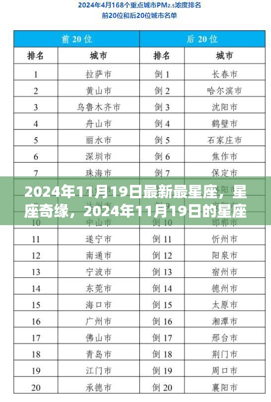 星座奇緣揭秘，2024年11月19日的星座寶藏與友情之光