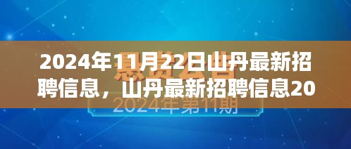 山丹最新招聘信息更新，優(yōu)質(zhì)崗位等你來(lái)挑戰(zhàn)（2024年11月22日）