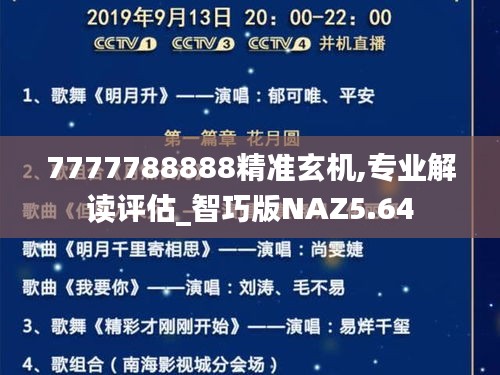 7777788888精準(zhǔn)玄機(jī),專業(yè)解讀評(píng)估_智巧版NAZ5.64