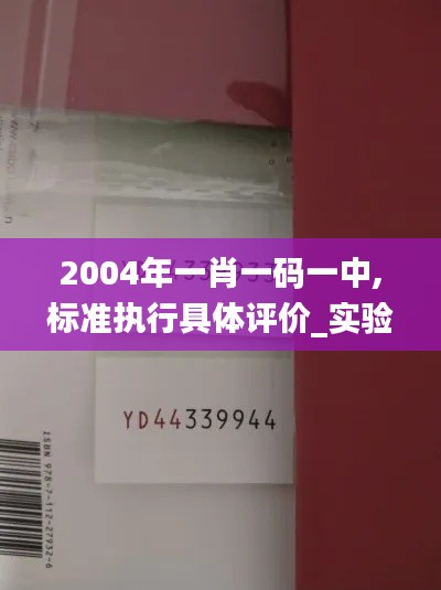 2004年一肖一碼一中,標準執(zhí)行具體評價_實驗版NVL5.88