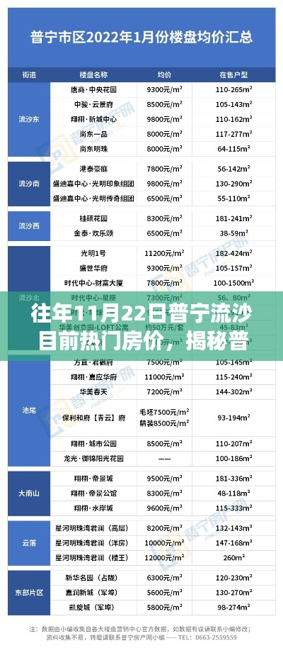 普寧流沙最新熱門房價解析，科技賦能，預見未來生活趨勢！