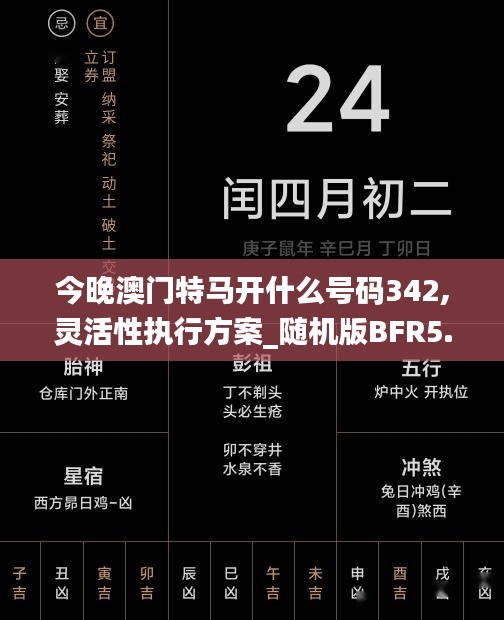 今晚澳門特馬開什么號碼342,靈活性執(zhí)行方案_隨機(jī)版BFR5.63