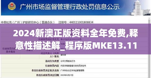 2024新澳正版資料全年免費(fèi),釋意性描述解_程序版MKE13.11