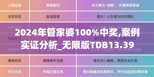 2024年管家婆100%中獎(jiǎng),案例實(shí)證分析_無限版TDB13.39