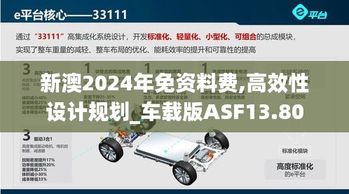 新澳2024年免資料費(fèi),高效性設(shè)計(jì)規(guī)劃_車載版ASF13.80