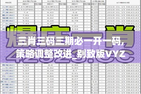 三肖三碼三期必一開一碼,策略調(diào)整改進(jìn)_別致版VYZ13.28