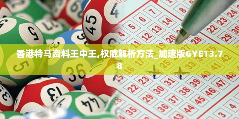 香港特馬資料王中王,權(quán)威解析方法_加速版GYE13.78