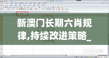 新澳門長期六肖規(guī)律,持續(xù)改進策略_DIY工具版PSK13.80