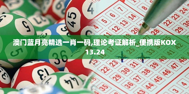 澳門藍(lán)月亮精選一肖一碼,理論考證解析_便攜版KOX13.24