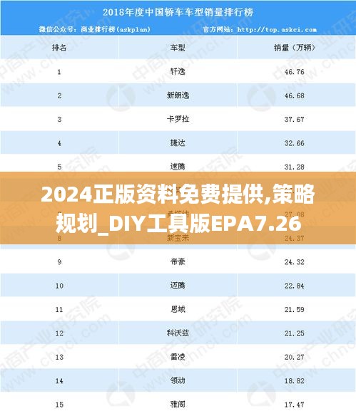 2024正版資料免費(fèi)提供,策略規(guī)劃_DIY工具版EPA7.26