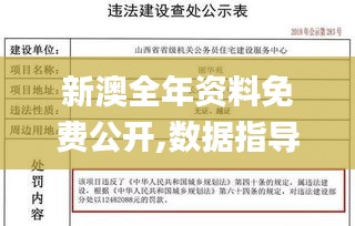 新澳全年資料免費公開,數(shù)據(jù)指導策略規(guī)劃_方案版BTY7.11