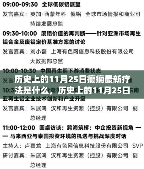 歷史上的癲癇最新療法探索之旅，11月25日的里程碑事件回顧