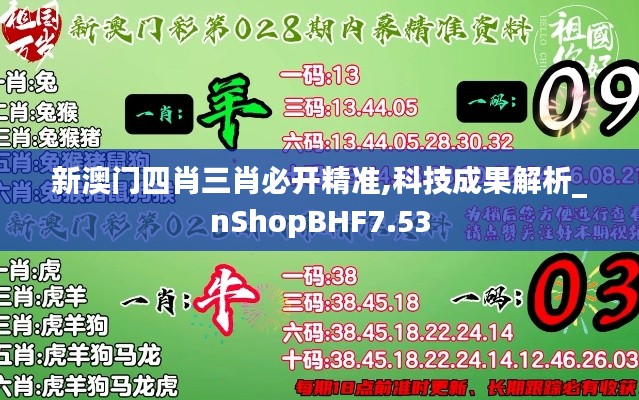 新澳門(mén)四肖三肖必開(kāi)精準(zhǔn),科技成果解析_nShopBHF7.53