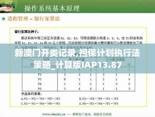 新澳門開類記錄,擔(dān)保計劃執(zhí)行法策略_計算版IAP13.87