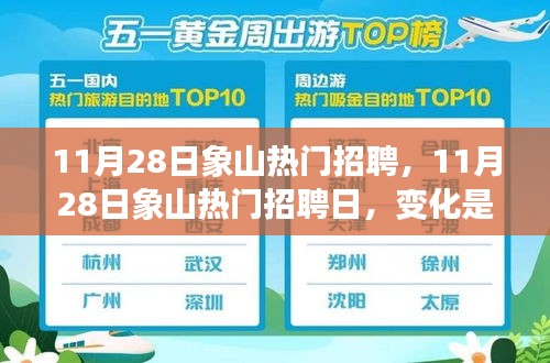11月28日象山熱門招聘日，變化中成長，學(xué)習(xí)中自信