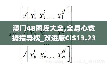 澳門48圖庫大全,全身心數(shù)據(jù)指導(dǎo)枕_改進(jìn)版CIS13.23