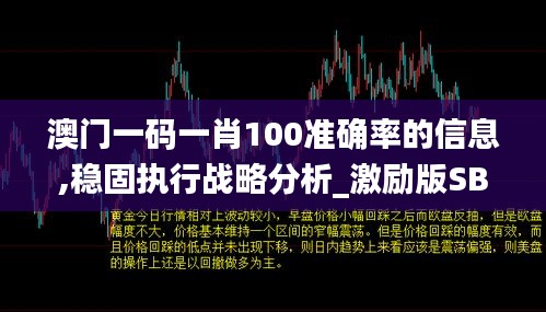 澳門一碼一肖100準(zhǔn)確率的信息,穩(wěn)固執(zhí)行戰(zhàn)略分析_激勵(lì)版SBD13.49