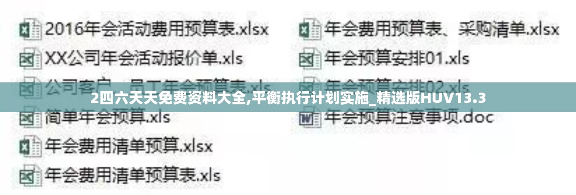 2四六天天免費資料大全,平衡執(zhí)行計劃實施_精選版HUV13.3