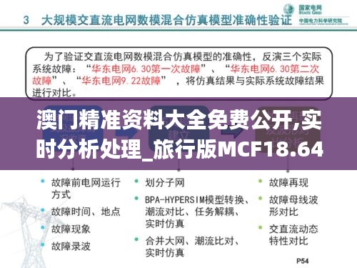 澳門精準資料大全免費公開,實時分析處理_旅行版MCF18.648