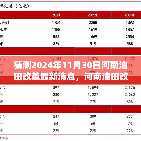 河南油田改革深度解讀與最新動態(tài)預測，聚焦2024年11月30日評測報告