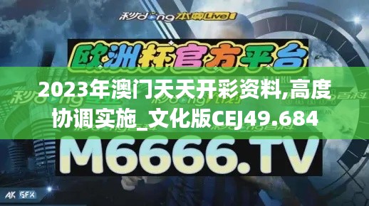 2023年澳門天天開彩資料,高度協(xié)調(diào)實施_文化版CEJ49.684