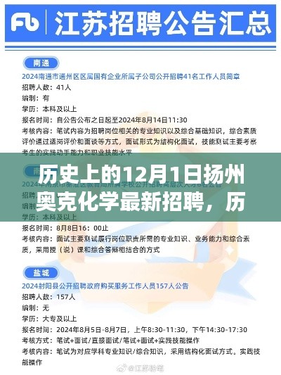 揚(yáng)州奧克化學(xué)招聘盛況深度剖析，歷史上的招聘回顧與最新動(dòng)態(tài)