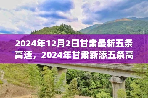 甘肅重塑交通格局，2024年新增五條高速引領(lǐng)區(qū)域發(fā)展