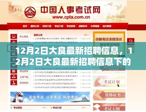 12月2日大良最新招聘信息，就業(yè)選擇的機(jī)遇與挑戰(zhàn)