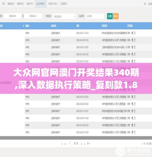 大眾網(wǎng)官網(wǎng)澳門開獎結(jié)果340期,深入數(shù)據(jù)執(zhí)行策略_復(fù)刻款1.831