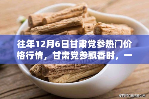 甘肅黨參飄香日，友情與溫情的故事，歷年12月6日黨參行情回顧