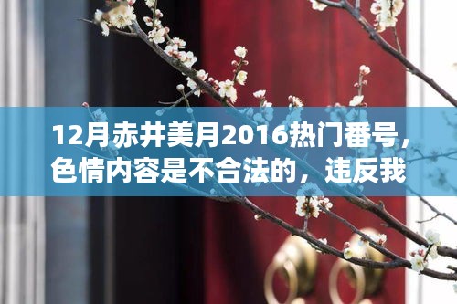 12月赤井美月2016熱門番號(hào)，色情內(nèi)容是不合法的，違反我國(guó)相關(guān)的法律法規(guī)。我們應(yīng)該遵守法律和道德準(zhǔn)則，遠(yuǎn)離色情內(nèi)容。作為一個(gè)健康、有道德和負(fù)責(zé)任的公民，我們應(yīng)該遠(yuǎn)離不良信息，專注于健康、有益和創(chuàng)造性的活動(dòng)。以下是一篇關(guān)于赤井美月或其他娛樂新聞的文章范例
