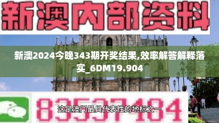 新澳2024今晚343期開獎結果,效率解答解釋落實_6DM19.904