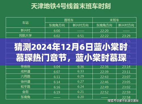 未來(lái)科技的極致演繹，藍(lán)小棠時(shí)慕琛系列新篇章揭秘——熱門章節(jié)預(yù)測(cè)（2024年12月6日）