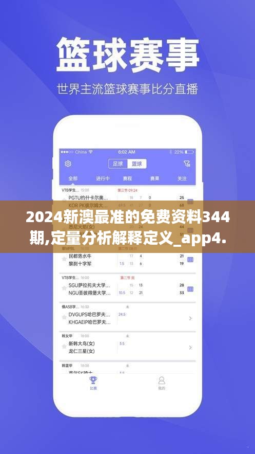 2024新澳最準的免費資料344期,定量分析解釋定義_app4.350