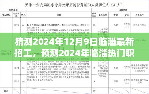2024年臨淄最新招工趨勢預(yù)測，熱門職業(yè)動態(tài)及展望