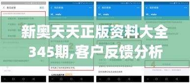 新奧天天正版資料大全345期,客戶(hù)反饋分析落實(shí)_Executive4.205