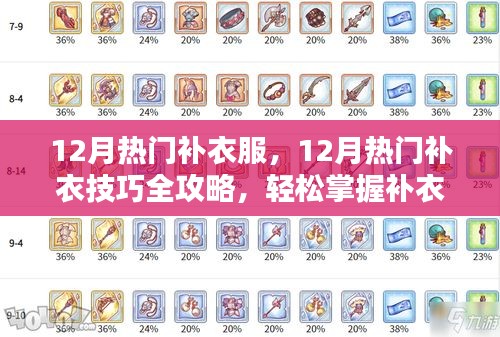 12月熱門補(bǔ)衣技巧全攻略，輕松掌握補(bǔ)衣服技能，讓衣物煥然一新