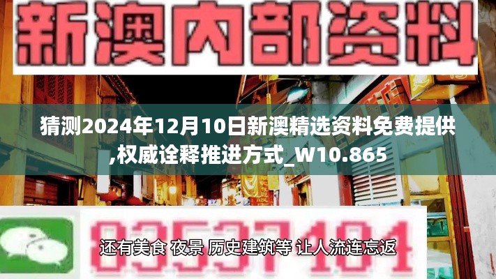 猜測(cè)2024年12月10日新澳精選資料免費(fèi)提供,權(quán)威詮釋推進(jìn)方式_W10.865