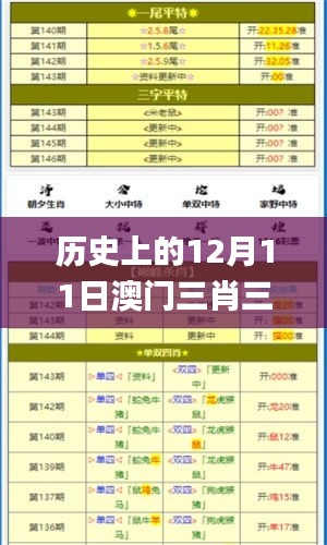 歷史上的12月11日澳門三肖三碼精準100%黃大仙,完整的執(zhí)行系統(tǒng)評估_8K9.984