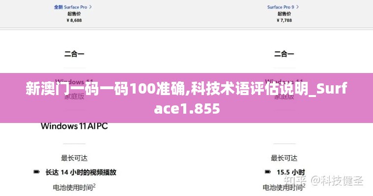 新澳門一碼一碼100準確,科技術(shù)語評估說明_Surface1.855