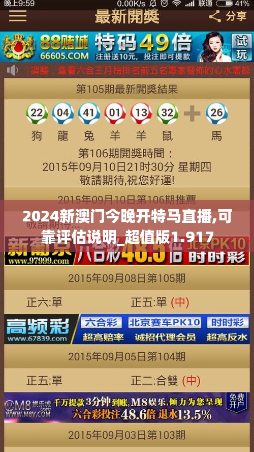2024新澳門今晚開特馬直播,可靠評估說明_超值版1.917