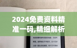 2024免費資料精準(zhǔn)一碼,精細(xì)解析說明_Kindle4.232