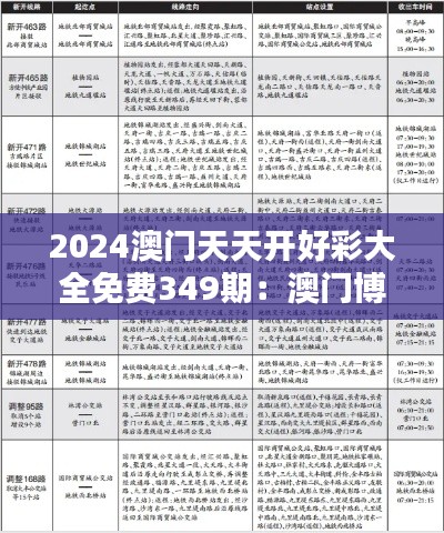 2024澳門天天開好彩大全免費349期：澳門博彩的新風(fēng)向標(biāo)