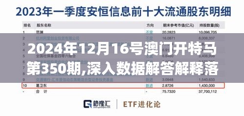 2024年12月16號澳門開特馬第350期,深入數(shù)據(jù)解答解釋落實_10DM1.980
