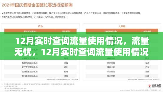 12月流量實(shí)時(shí)查詢?nèi)嬖u(píng)測(cè)，無憂使用，掌握流量狀況
