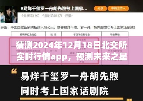 北交所實(shí)時行情app 2024年展望評測，預(yù)測未來之星