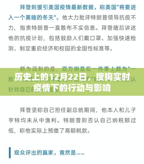 搜狗實(shí)時(shí)疫情行動(dòng)影響回顧，歷史上的12月22日