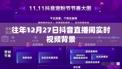 抖音直播間往年12月27日實時視頻背景揭秘