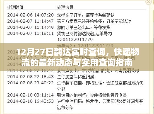 韻達快遞實時查詢指南，最新物流動態(tài)與查詢攻略
